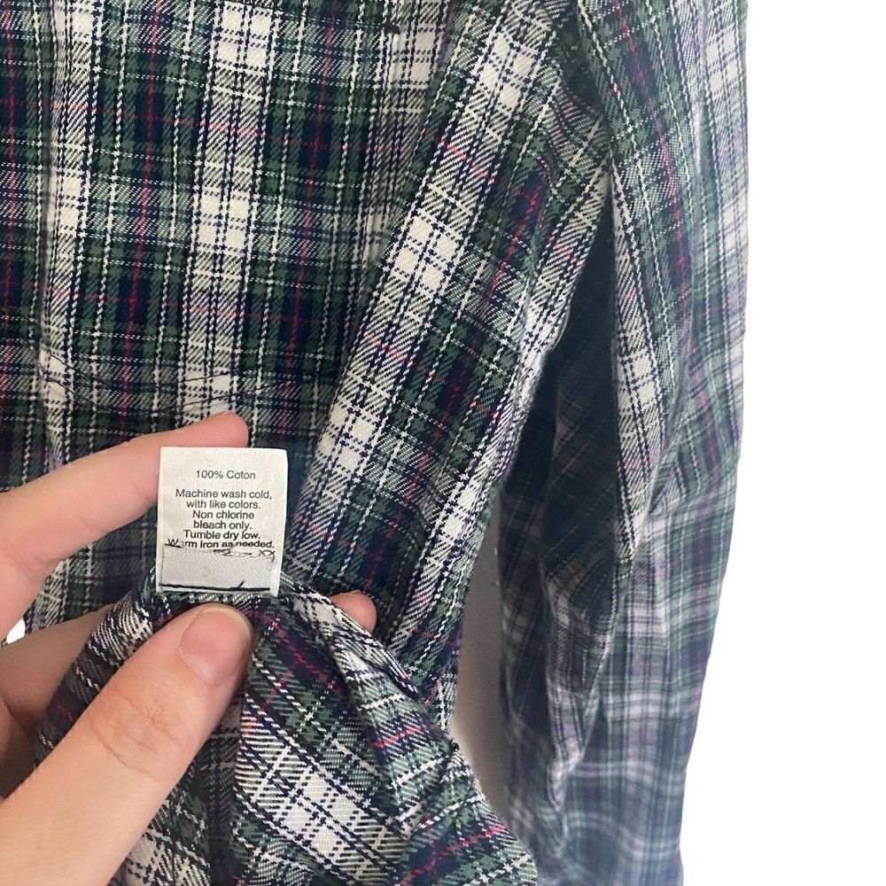 Madewell Classic Ex-Boyfriend Shirt Baywood Plaid Small - Picture 11 of 13